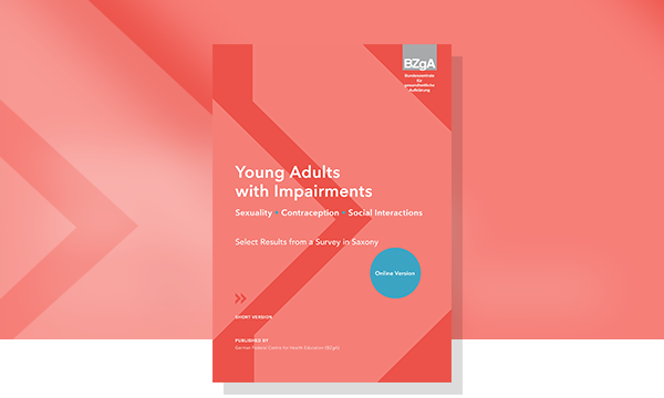 Cover of Brochure Young Adults with Impairments 