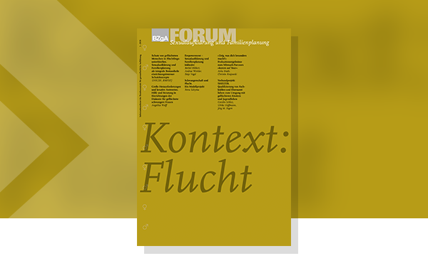 Cover des Forum-Heftes Kontext Flucht