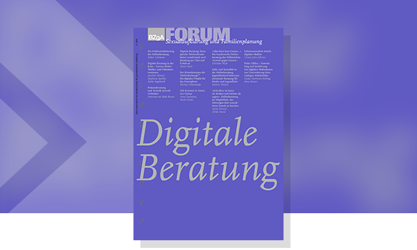 Cover des Forum-Heftes Digitale Beratung