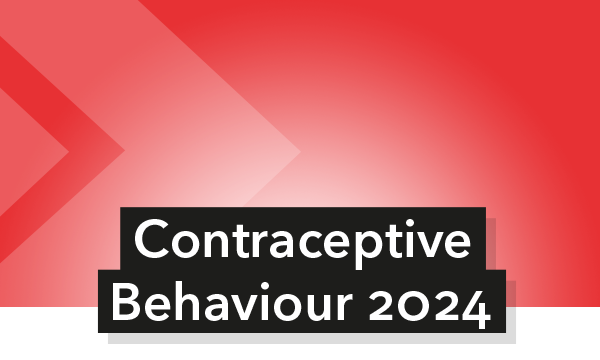 Picture with lettering Contraceptive Behaviour 2024